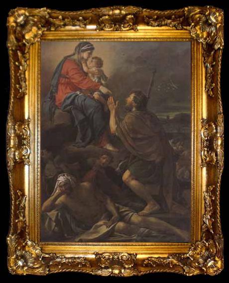 framed  Jacques-Louis David Saint roch (mk02), ta009-2